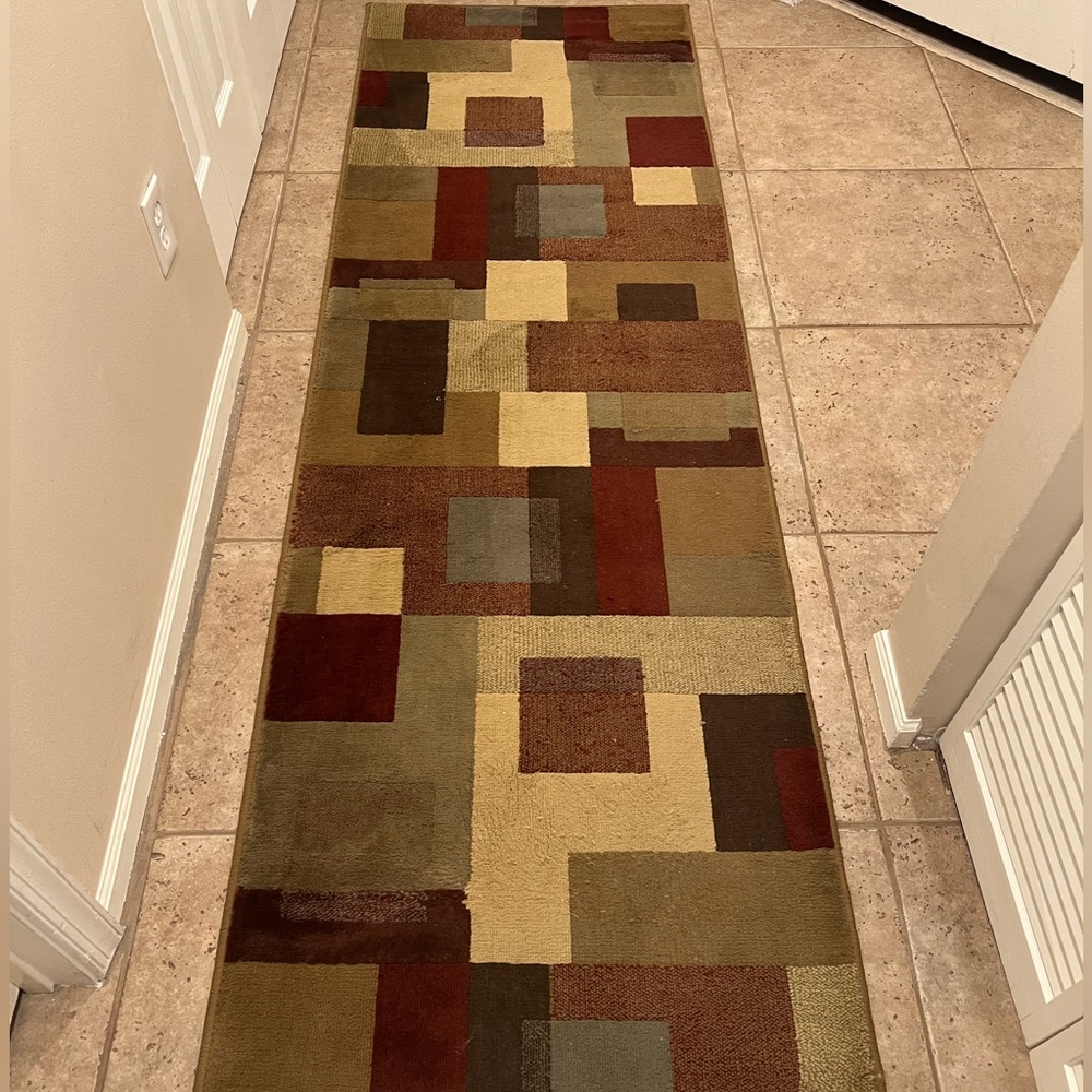 Greenfield Multicolored Runner Rug 2'6" x 7'9"